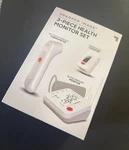 Original Sharper Image 3-PIECE Health Monitor Set Model # SI-HLTHST-800 Nib. Fixed Price $75.00.