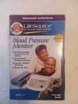 Lifesource Blood Pressure Monitor Model UA-702VL, Manual Inflation, Large Cuff.. Fixed Price $9.86.