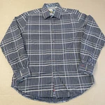 Robert Graham Plaid Long Sleeve Button Down Shirt Adult Medium Aop Cuff Mens. Fixed Price $9.72.