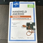 Medline Handheld Aneroid Blood Pressure Monitor Adjustable Large Adult Cuff. Fixed Price $14.99.