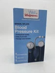 Walgreens Manual Inflate Blood Pressure Kit 3-PIECES New Box Nib. Fixed Price $17.99.