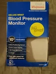 Walgreens Deluxe Wrist Arm Blood Pressure Monitor 10 + Features New In Box. Fixed Price $14.99.