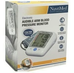 Nuvomed - Audible Arm Blood Pressure Monitor White Quick & Free Shipping. Fixed Price $39.99.