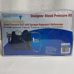 Lumiscope Blue Designer Blood Pressure Kit W/sprague Stethoscope & Zippered Case. Fixed Price $11.95.