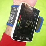 Equate Series Wireless Upper Arm Wrist Blood Pressure Monitor UB-6500BLEWM. Fixed Price $18.00.