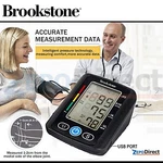 Brookstone Talking Digital Arm Blood Pressure Monitor W/ Voice Guidance 2 Users. Fixed Price $38.89.