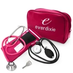Dixie Ems Aneroid Sphygmomanometer And Dual Head 3 Piece Set, Pink. Fixed Price $27.41.