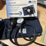 Mabis 01-140-011 Aneroid Sphygmomanometer, Adult, Arm, Blue. Fixed Price $22.00.