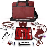 Nurse Essentials Starter Kit: 18-PC Stethoscope & Medical Tools (burgundy). Fixed Price $99.99.