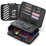 Segbeauty Barber Carrying Case, 11.8 X 8.5IN Hair Styling Travel Tool Bag, Pr.... Fixed Price $53.56.