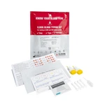 Eldoncard Blood Typing Kit, 1 Test Pack, Know Your 5 Piece Set, Red. Fixed Price $14.08.