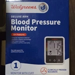 Walgreens Deluxe Arm Blood Pressure Monitor BPHJM3-0WAG Comfort+ 200 Memories. Fixed Price $31.99.