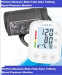 Perfect Measure Elite Fully Auto Talking Blood Pressure Monitor 90 Memory Each 2. Fixed Price $47.83.