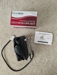 Dealmed Stethoscope Sphygmomanometer Blood Pressure Cuff Kit Black. Fixed Price $25.99.