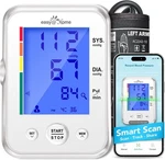 Easy Home Upper Arm Blood Pressure Monitor Large Cuff, 2-USER Memory. Fixed Price $39.99.