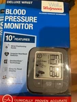 Walgreens Deluxe Wrist Arm Blood Pressure Monitor 10 + Features New In Box. Fixed Price $19.99.