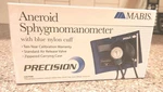 New Mabis Aneroid Blood Pressure Sphygmomanometer Blue Nylon Cuff Adult. Fixed Price $26.58.