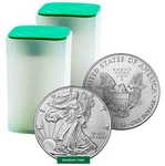 Lot Of 40 - American Silver Eagle 1 Oz .999 Fine Bu Random Year 2 Tubes Us Min. Fixed Price $3382.70.