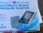 Blue Jay Perfect Measure Automatic Blood Pressure Monitor. Fixed Price $13.99.