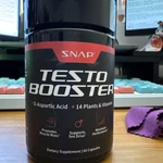 Snap Booster - Enhance Testosterone & Drive 90 Capsules Exp 07/2028. Fixed Price $22.95.