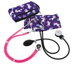 Prestige Medical Blood Pressure Cuff-case & Sprague Stethoscope, Unicorns Violet. Fixed Price $60.00.