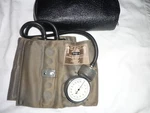 Tycos Taylor Industries Blood Pressure Cuff With Leather Case Vintage. Fixed Price $11.99.