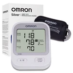 Omron Silver Blood Pressure Monitor For Home Use & Upper Arm One Size, White. Fixed Price $102.61.