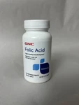 Gnc Folic Acid 1000MCG Vegetarian TABLETS(EXP:04/2027). Fixed Price $12.99.