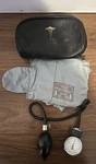 Vtg Tycos Taylor Instrument Co. Blood Pressure Sphygmomanometer W/ Cowhide Case. Fixed Price $34.99.