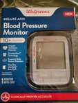 Walgreens Deluxe Arm Blood Pressure Monitor 10 + Features. Fixed Price $15.00.