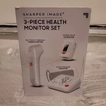 Sharper Image 3-PIECE Health Monitor Set Model # SI-HLTHST-800 Nib. Fixed Price $59.00.