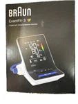 Braun Exactfit 3 Blood Pressure Monitor, Large Display, 2 Cuffs, 80 Memories. Fixed Price $42.49.