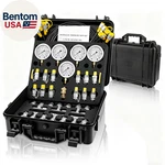 Hydraulic Pressure Test Kit, (10/100/250/400/600BAR) 60MPA, Gauges 13 Cou. Fixed Price $206.93.