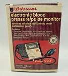 Walgreens Electronic Blood Pressure/pulse Monitor Model 83 Untested Original Box. Fixed Price $11.99.