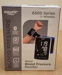 Equate 6500 Series Wireless Wrist Blood Pressure Monitor. Fixed Price $37.00.