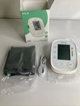 Blood Pressure Monitor,aile Machine Upper Arm Large, White New. Fixed Price $11.04.