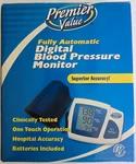 Premier Value Automatic Blood Pressure Monitor Model # BP3BX0-A With Box. Fixed Price $10.49.
