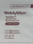 Welch Allyn Trimline Soft Disposable Blood Pressure Cuff Large Adult. Fixed Price $8.30.