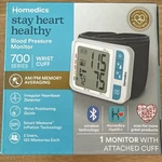 Homedics Wrist 700 Series Blood Pressure Monitor Digital, Portable Open Box. Fixed Price $19.00.