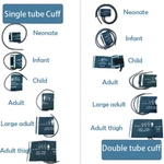 Reusable Nibp Cuff Blood Pressure For Patient Monitor Single/double Tube. Fixed Price $10.75.