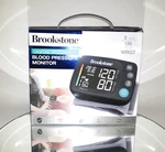 Brookstone Digital Automatic Wrist Blood Pressure Monitor Heart Rate 2 Users. Fixed Price $33.99.