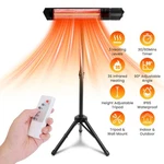 1500W Infrared Heater & Stand Winter Electric Outdoor Patio Office Warmer. Fixed Price $125.68.