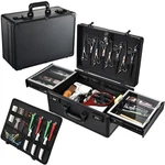 Yueieoun 6 Clippers Sliding Tray, Profesional Barbers Briefcase T.... Fixed Price $101.54.