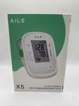 Aile X5 Blood Pressure Monitor Machine Upper Arm Large Cuff 8.7"-16.5", White. Fixed Price $10.99.