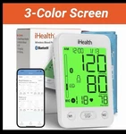 Ihealth Wireless Blood Pressure Monitor Bluetooth Arm Cuff 3-COLOR Lcd. Fixed Price $35.00.