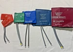 Set Of 5 Critikon Dura-cuf Blood Pressure Cuffs 2200, 2201, 2202, 2203, 2204. Fixed Price $175.00.