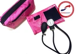 Emi Pink Aneroid Sphygmomanometer Manual Blood Pressure Bp Cuff Monitor. Fixed Price $22.99.
