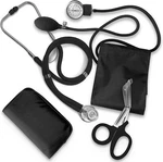 Aneroid Sphygmomanometer Stethoscope Kit Manual Blood Pressure Bp Cuff Gauge. Fixed Price $24.99.