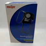 Meijer Manual Blood Pressure Monitor Stethoscope Kit Large Adult Cuff 74-5502. Fixed Price $14.97.