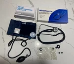 Aneroid Sphygmomanometer Blood Pressure Cuff & Medsource Stethoscope - Vintage?. Fixed Price $19.99.